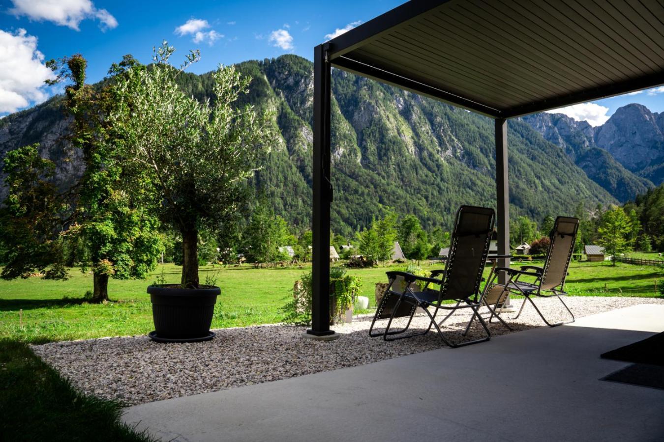 Radovna Chalet With Panoramic View Mojstrana Kültér fotó