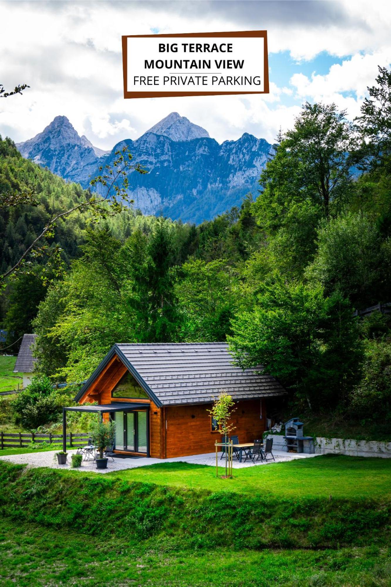Radovna Chalet With Panoramic View Mojstrana Kültér fotó