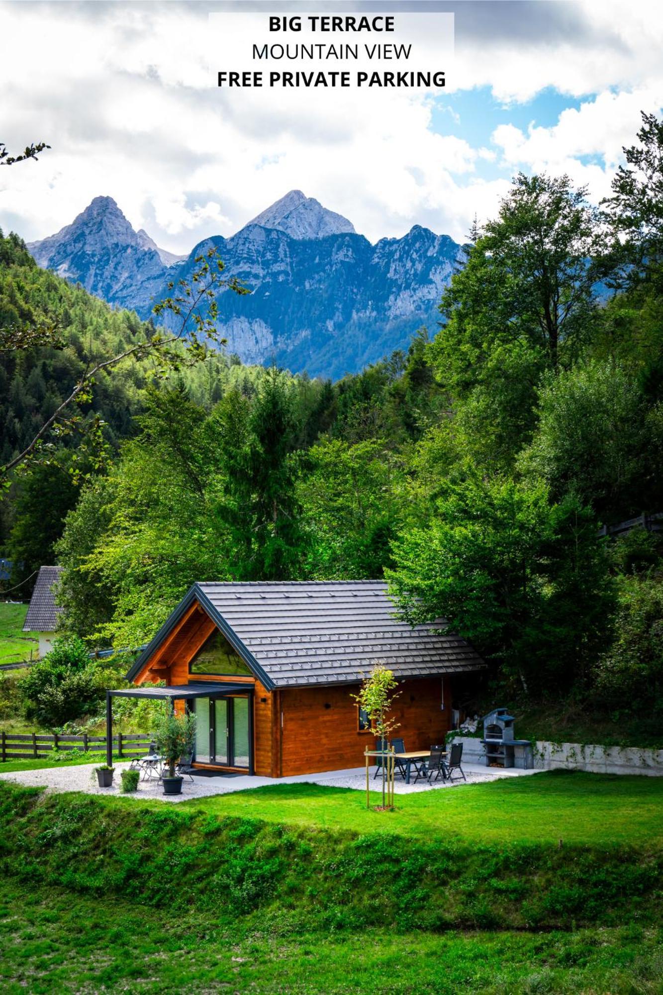 Radovna Chalet With Panoramic View Mojstrana Kültér fotó